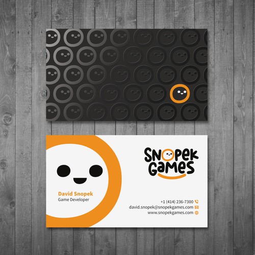 Business Cards for an indie Game Developer Design by Tcmenk