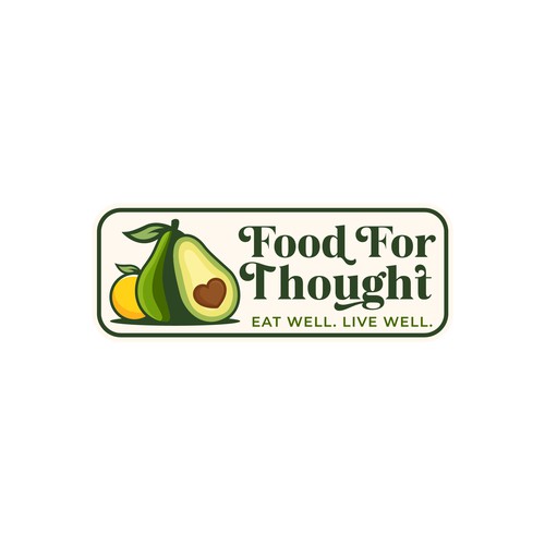 Fresh, Playful Island-Inspired Logo for Food For Thought – Organic Café & Market in the Florida Keys Design by norzone