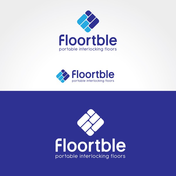 Design by touchdesigner titled "Logo for a Portable Flooring System"