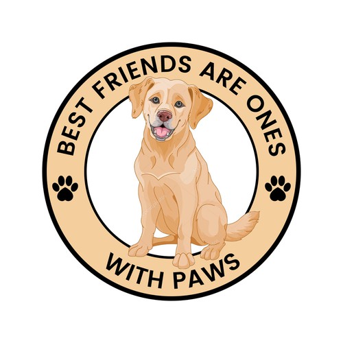 Design an amazing sticker for passionate dog owners and dog lovers Design by Xnine