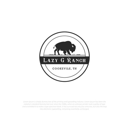 Custom Logo for Bison Ranch Design by Dhwstd™