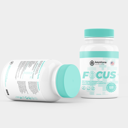 Label for a new supplement brand Réalisé par Menna_77