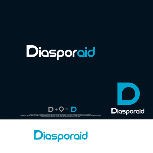 Design a powerful logo for diasporaid, an impact-oriented network/platform for expats Design by InTuos Pro