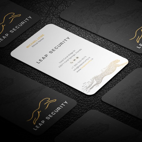 Hackers needing Minimal, Modern and Professional Business Cards....Be Creative!! Design by Hasanssin