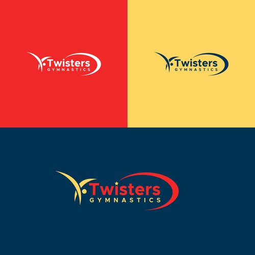 Twister Gymnastics Logo Rebrand - Modern, Exciting, Clean Logo Update for Kids Gymnastics Facility Design by ekhodgm