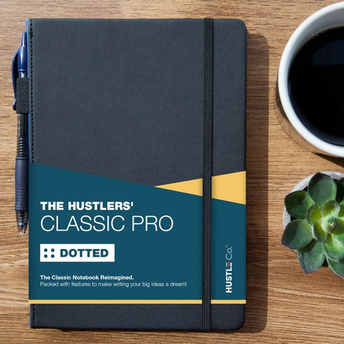 Disruptive Notebook Packaging (banderole / sleeve) Wanted for Inspiring Office Product Brand Diseño de rockstar-creations