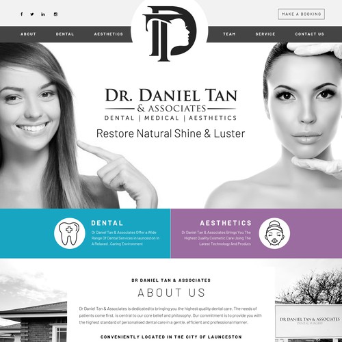 Please design a website that is sleek and interesting. No typical dental/medical web Réalisé par OMGuys™