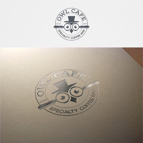 a new coffee shop logo design "owl cafe" Diseño de DedovArt