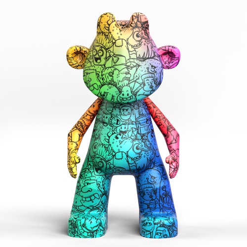 Create the next Bearbrick and KAWS Design by Hendi_✔