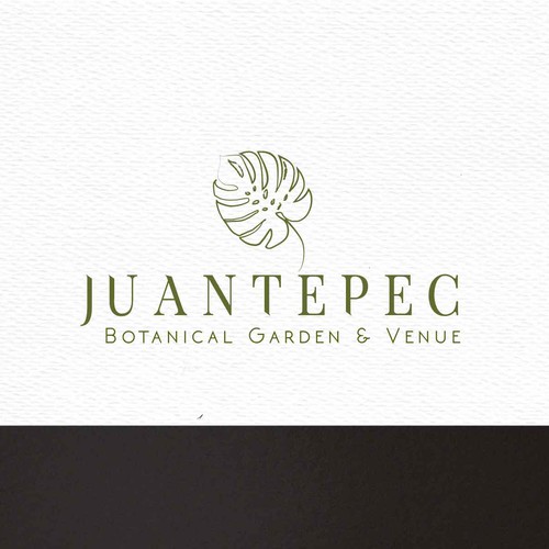 Botanical garden & Venue Logo creation (we would like to use the leaf as a cut out on a steel plaque (with holes in the  Design by cadina