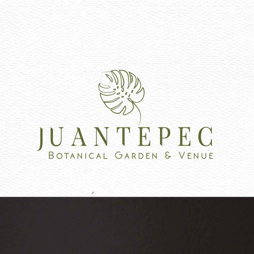 Botanical garden & Venue Logo creation (we would like to use the leaf as a cut out on a steel plaque (with holes in the  Design by cadina