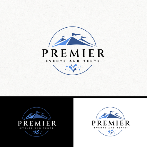 We need a powerful new logo for our tent rental company focused on high end clients. Design by mmkdesign