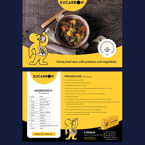 Recipe flyer template Design by Krishna Arts