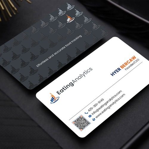 Smart looking business card Design by prosenjit_P