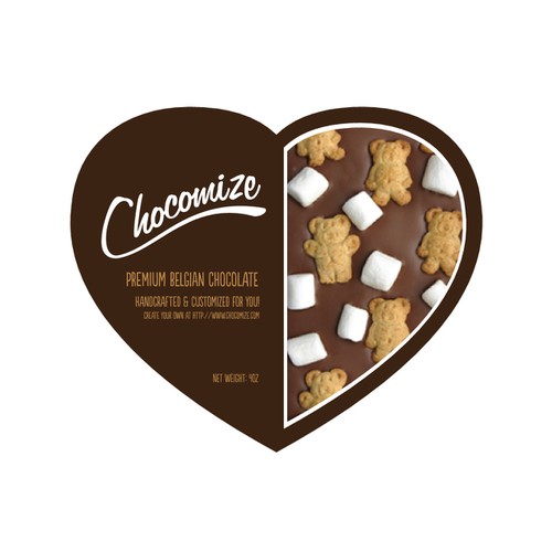 Designs | New heart-shaped product packaging wanted for Chocomize ...