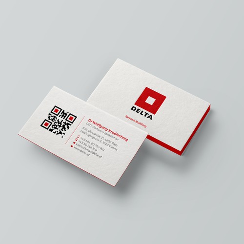 DELTA Business Card Relaunch Design by Design"Glory"