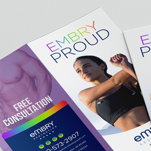 Alphabet ♥さんのDesign a LGBTQ Pride brochure for med spaデザイン