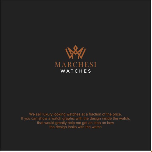 Looking for an eye catching, simple, and abstract design for my watch brand that promotes luxury Diseño de Riyan_Art