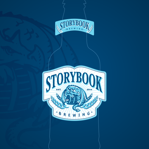 Ice Cold Beer Here! Help bring Storybook Brewing to life. Design por pixelmatters