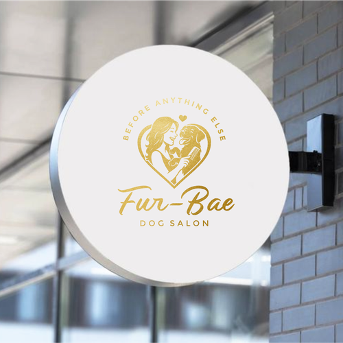 Design a logo/branding for Fur-Bae (slogan: Before Anything Else) luxury dog wellness/lifestyle biz Design by BRGHT✦