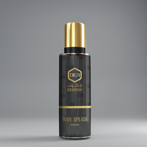 attractive & luxury design for body mist sticker Design by nuke.art