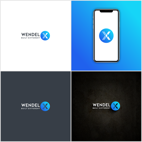 Luxury Logo Design for Wendel X — A Premium Construction Brand Built Different Design by 7LUNG™