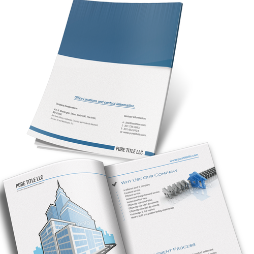 Help Pure Title LLC with a new brochure design Design by MakaDesigns