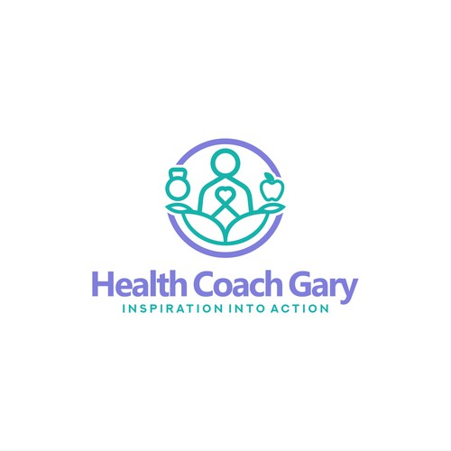 Motivational health & wellness logo- change lives! Design by zenoartdesign