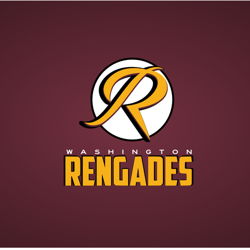 Community Contest: Rebrand the Washington Redskins  Design by JupitersMuse