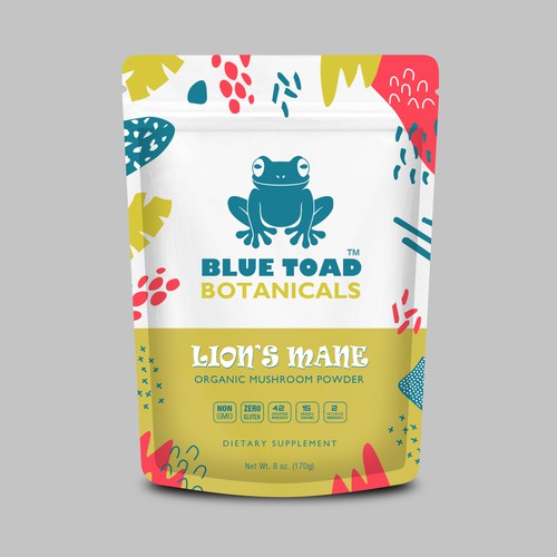 Blue Toad Botanicals™ Needs A Fun & Creative Package Design! Design by RMC@D+