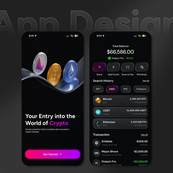 Design by ateliernova titled "Crypto Application"