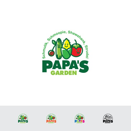 Fun garden logo for our kids to honor grandpa Design by Nadder