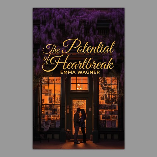 Silhouettes in love + sunshine + youthful + bookstore = The Potential of Heartbreak Design by EsoWorld