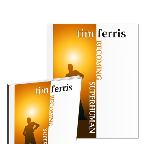 "Becoming Superhuman" Book Cover Design by remgriff