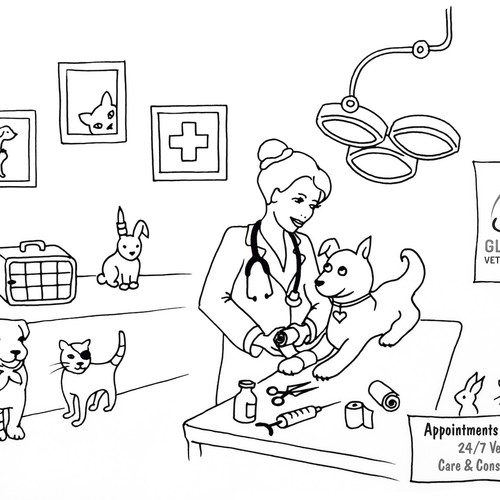 Designs | Create a Kid-friendly Veterinary Picture to promote Glen ...