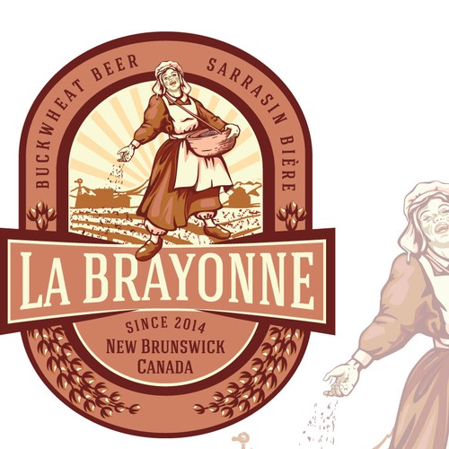 La Brayonne beer tag Ontwerp door Freshinnet