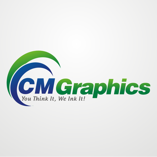 logo for CM Graphics Design by Ade martha