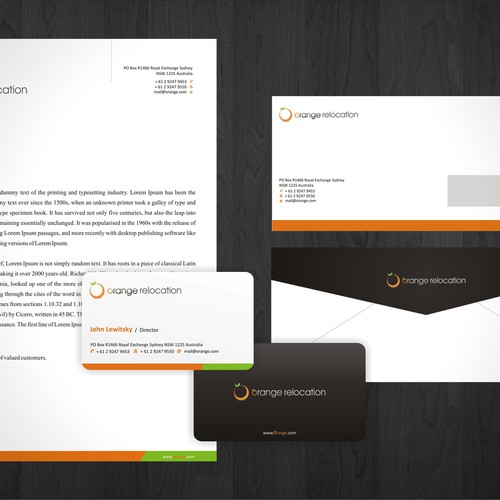 Help Orange Relocations with its first identity Diseño de Spectr