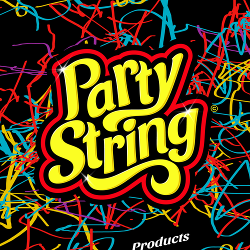 SILLY STRING LOGO + BACKGROUND Design by rilstack