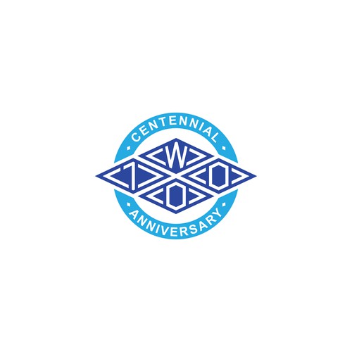 Design Centennial Anniversary Logo por Shkava