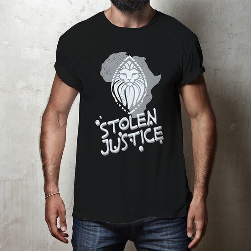 Design by Sivila Creative titled "Stolen Justice T-Shirt"