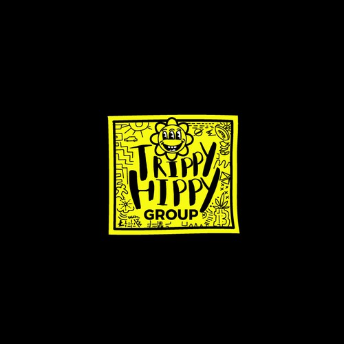 Trippy Hippy Group Logo Challenge Design by Stevica