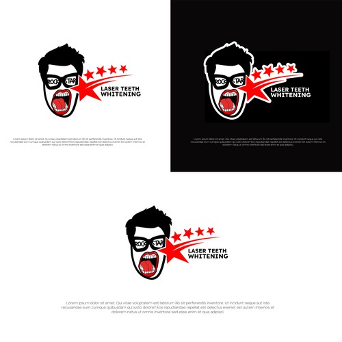 Design di LOGO - Rock Star Laser Teeth Whitening di BrianCalle™