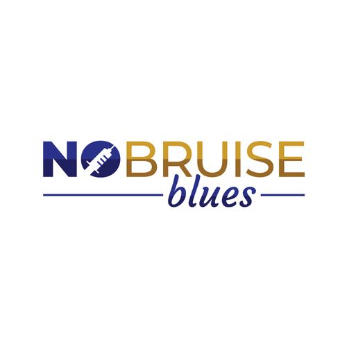 No Bruise Blues - Logo for product packaging for a Bruise and Swelling Product Design by LogoCraftPro