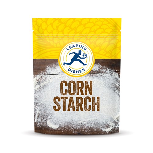 Need a BOLD DESIGN FOR CORN STARCH IN RESEALABLE BAG Design by 3311design