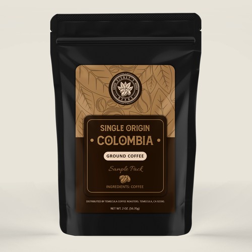 Disney's Beans First custom ground coffee product label Design réalisé par Radmilica