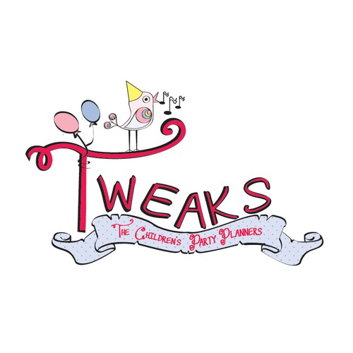 logo for Tweaks - The Children's Party Planners Design by piripal