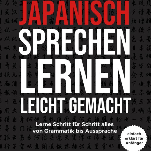 Book Cover: Learning to speak Japanese-ontwerp door tumpa mistry