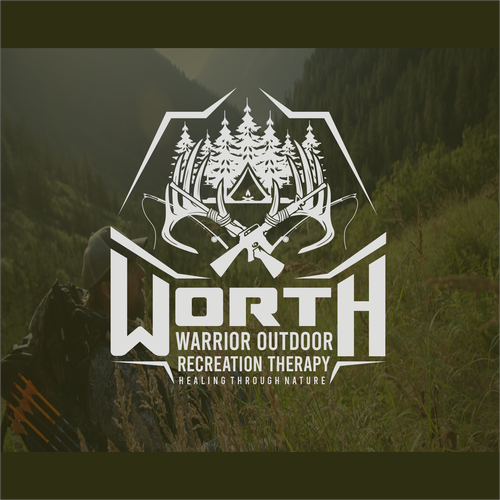 コンペ「Warrior Outdoor Recreation Therapy - WORTH Logo Design Contest」のデザイン by Elesenseさん 