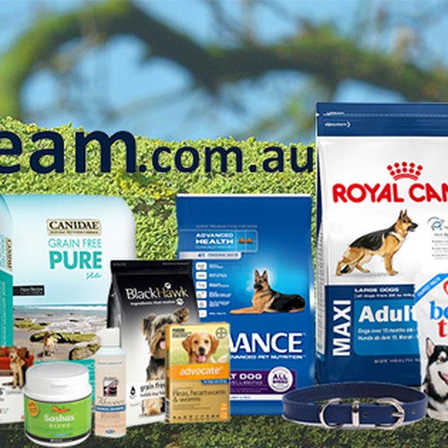 EASY facebook cover photo for an ONLINE PET STORE. Design by Grafikkstudio